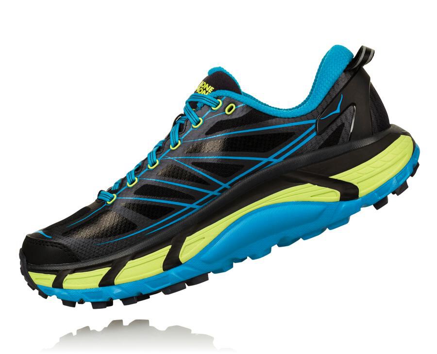 Hoka One One トレイルシューズ メンズ 黒/青 - Mafate Speed 2 - CQ5081249